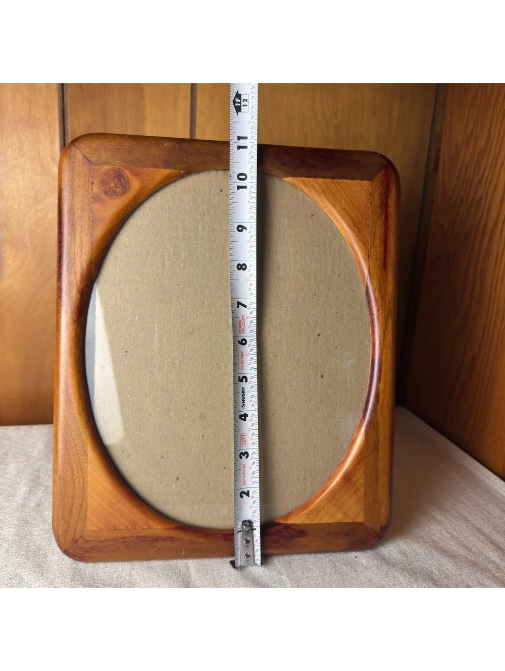 Vintage Fetco 8x10 Wood Picture Frame Oval Opening Rounded Corners